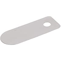 sourcing map Placa de válvula del compresor de aire de 33mmx13mmx0.08mm de acero inoxidable